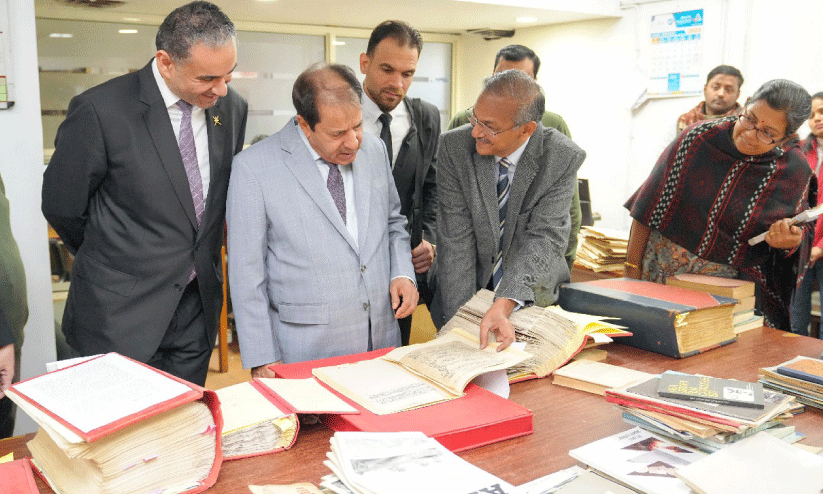 ആ​ർ​ക്കൈ​വ്സ് മാ​നേ​ജ്മെ​ന്റി​ലെ സ​ഹ​ക​ര​ണം;  ഒ​മാ​നും ഇ​ന്ത്യ​യും ഒ​പ്പു​വെ​ച്ചു