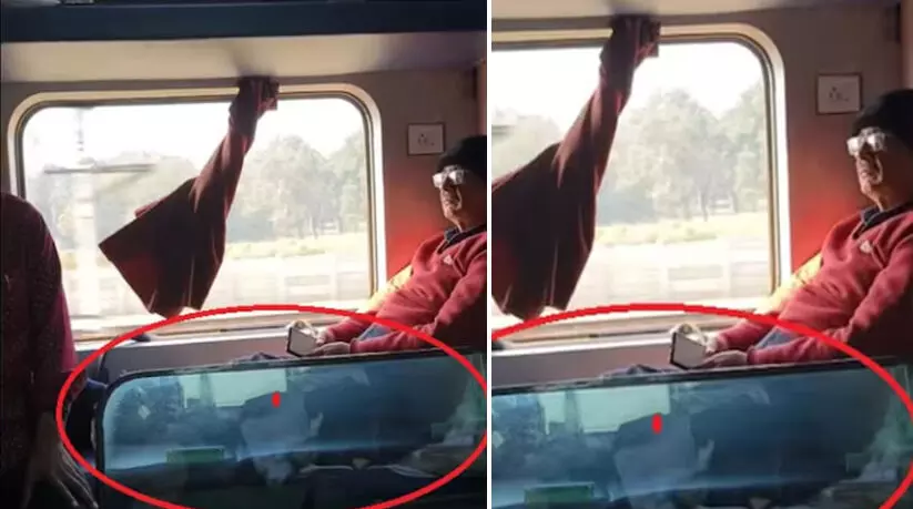 എ.സി കോച്ചിലെ എമർജൻസി വിൻഡോ തകർന്നു വീണു; യാത്രക്കാരൻ രക്ഷപ്പെട്ടത് തലനാരിഴക്ക് എ.സി കോച്ചിലെ എമർജൻസി വിൻഡോ തകർന്നു വീണു; യാത്രക്കാരൻ രക്ഷപ്പെട്ടത് തലനാരിഴക്ക്