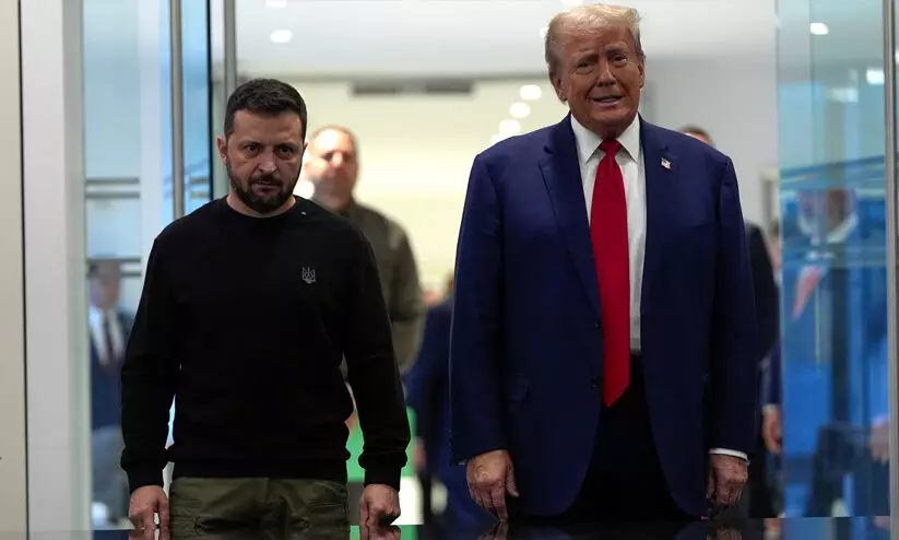 യുക്രെയ്ൻ എന്നെങ്കിലും റഷ്യയുടേതായേക്കാമെന്ന് ട്രംപ്; കീവിലെ ധാതു നിക്ഷേപങ്ങൾക്കുമേൽ കണ്ണേറ് യുക്രെയ്ൻ എന്നെങ്കിലും റഷ്യയുടേതായേക്കാമെന്ന് ട്രംപ്; കീവിലെ ധാതു നിക്ഷേപങ്ങൾക്കുമേൽ കണ്ണേറ്