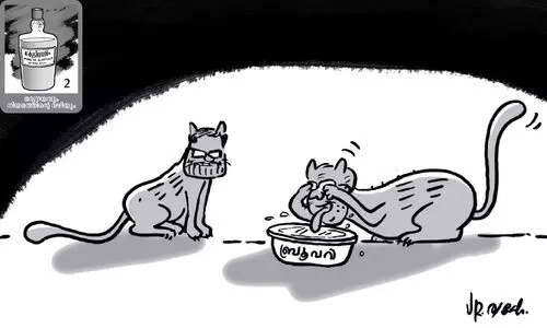 ക​രാ​ർ മ​റ​ച്ചു​പി​ടി​ക്കാ​ൻ ട്രോ​ളി​ബാ​ഗ് വി​വാ​ദം