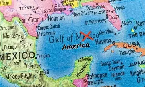 മെക്സിക്കൻ ഉൾക്കടലിനെ അമേരിക്കൻ ഉൾക്കടലാക്കി ഗൂഗ്ൾ മാപ്പും; ഇന്ത്യയിൽ കാണുന്നതിങ്ങനെ...