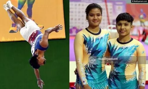 ദേശീയ ഗെയിംസ്: ജിം​നാ​സ്റ്റി​ക്‌​സി​ല്‍ കേ​ര​ള​ത്തി​ന് മൂ​ന്ന് വെ​ള്ളി​യും ഒ​രു വെ​ങ്ക​ല​വും; നെ​റ്റ്ബാ​ളി​ൽ വെ​ള്ളി