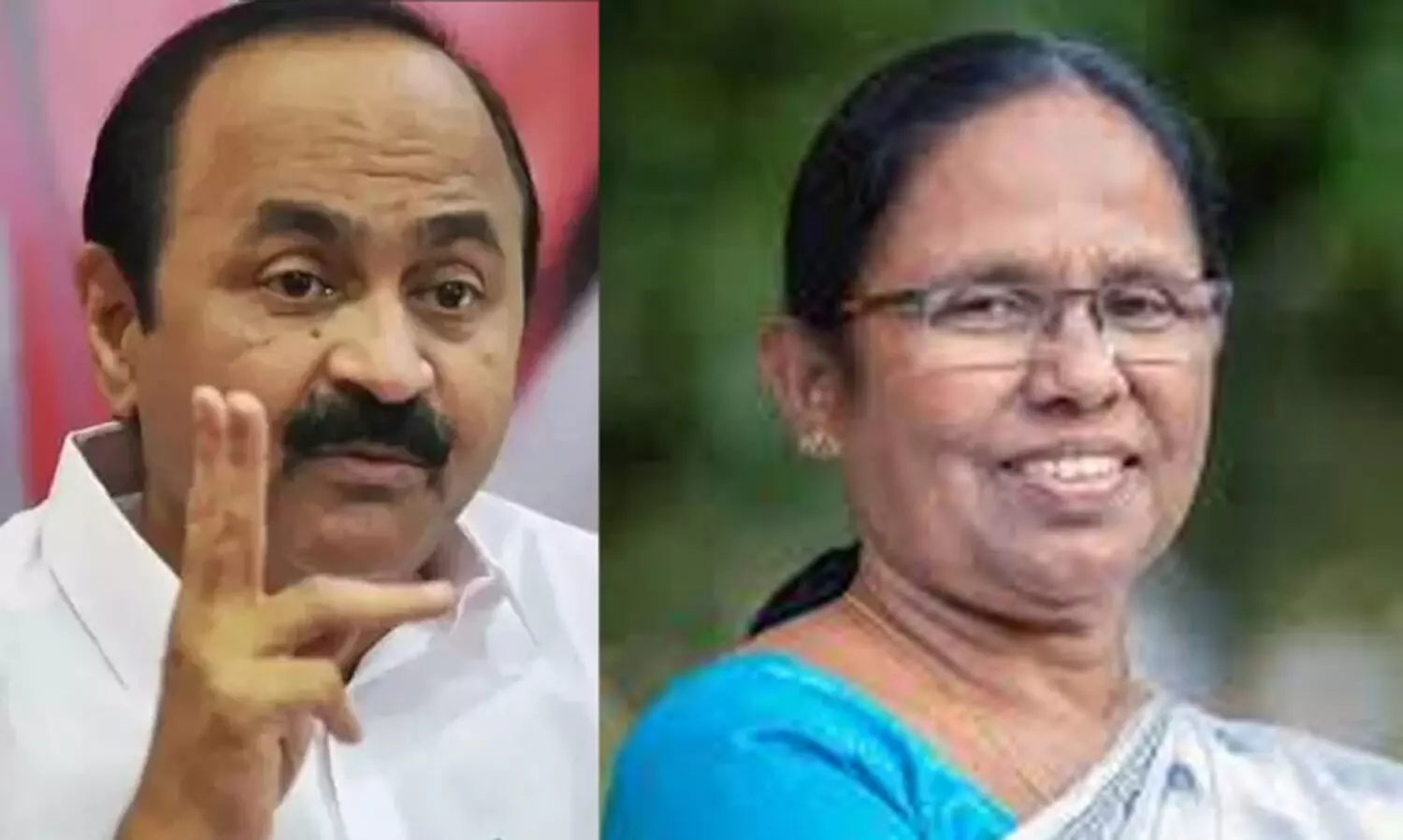 VD Satheesan, KK Shailaja