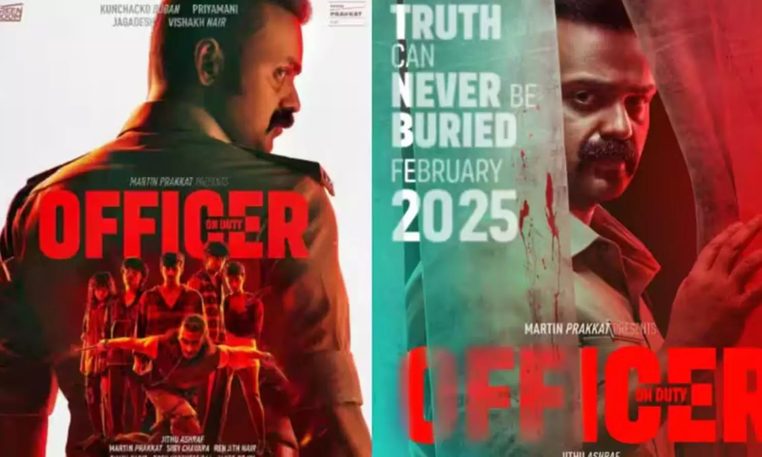 ചാക്കോച്ചൻ പ്രിയാമണി ചിത്രം; ഓഫീസർ ഓൺ ഡ്യൂട്ടി ട്രെയ്‌ലർ പുറത്ത്