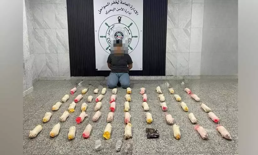 കടലിലൂടെ കടത്തിയ 50 കിലോ മയക്കുമരുന്ന് പിടികൂടി കടലിലൂടെ കടത്തിയ 50 കിലോ മയക്കുമരുന്ന് പിടികൂടി