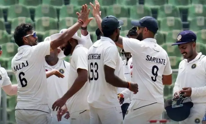 രക്ഷകരായി സൽമാൻ നിസാറും അസ്ഹറുദ്ദീനും; രഞ്ജിയിൽ കേരളം സെമിയിൽ രക്ഷകരായി സൽമാൻ നിസാറും അസ്ഹറുദ്ദീനും; രഞ്ജിയിൽ കേരളം സെമിയിൽ