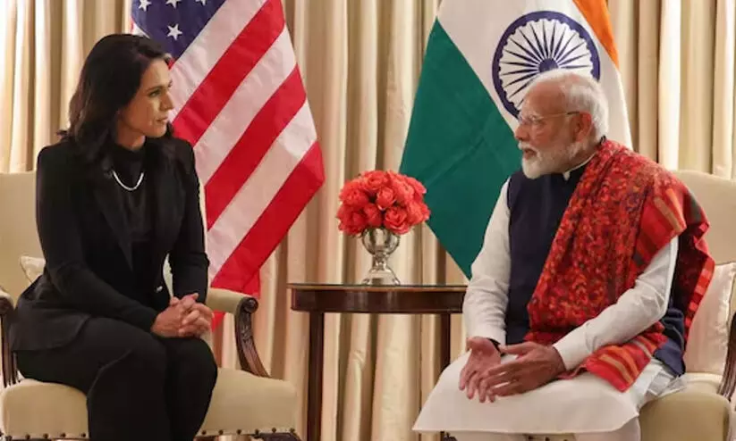 അമേരിക്ക സന്ദർശിച്ച മോദിയുമായി കൂടിക്കാഴ്ച: ആരാണ് തുളസി ​ഗബ്ബാർഡ്? ഇന്ത്യയുമായുള്ള ബന്ധം എന്ത്?