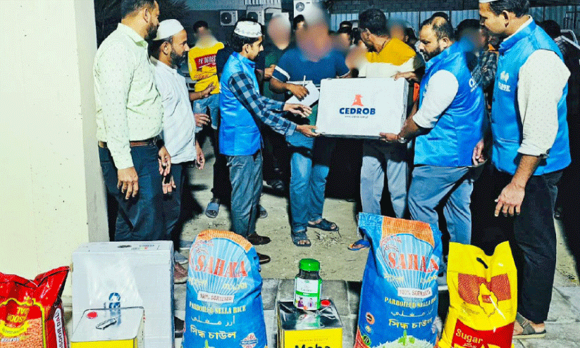 തൊ​ഴി​ലാ​ളി​ക​ൾ​ക്ക് ആ​ശ്വാ​സ​മാ​യി എ​സ്.​കെ.​എ​സ്.​എ​സ്.​എ​ഫ് സ്നേ​ഹ​സ്പ​ർ​ശം