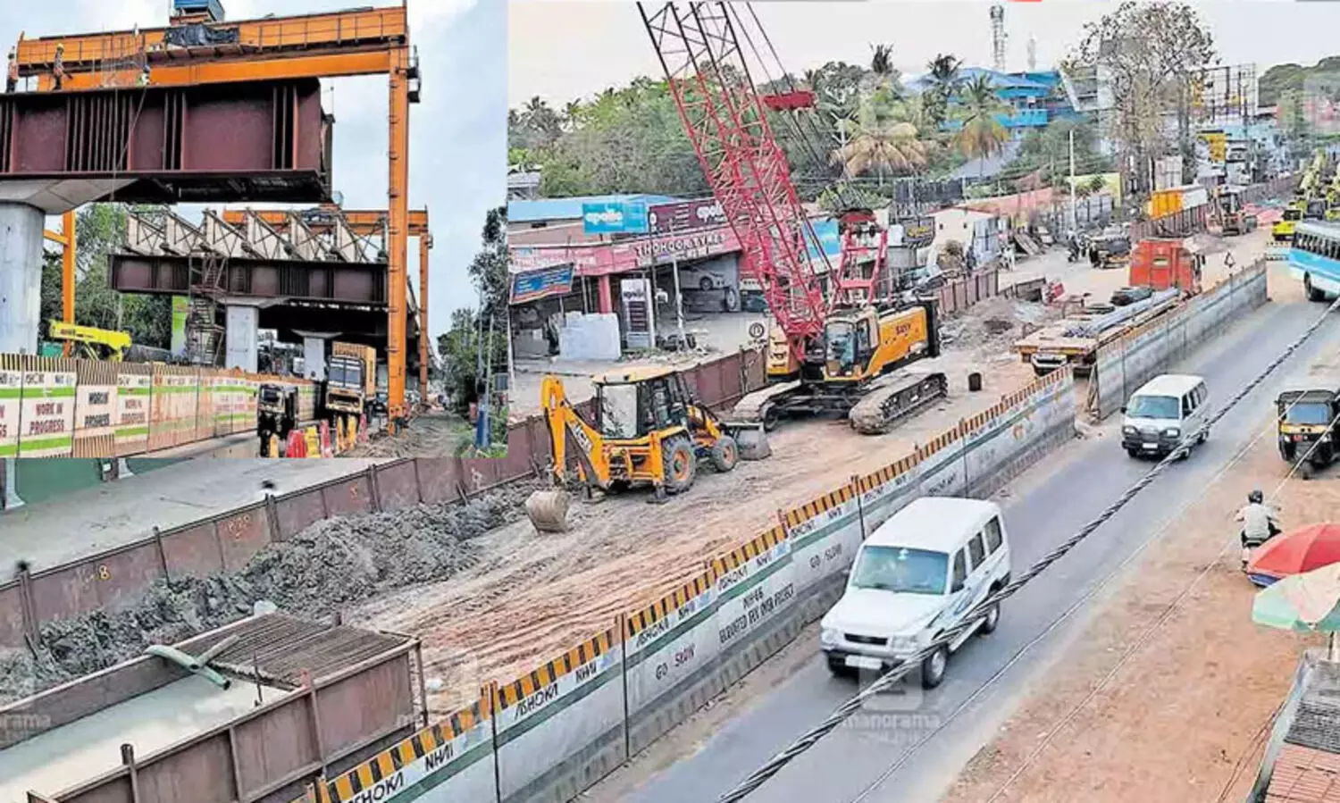 അരൂർ - തുറവൂർ ഉയരപ്പാത നിർമാണം: വാഹനങ്ങൾക്ക് കർശന നിയന്ത്രണം