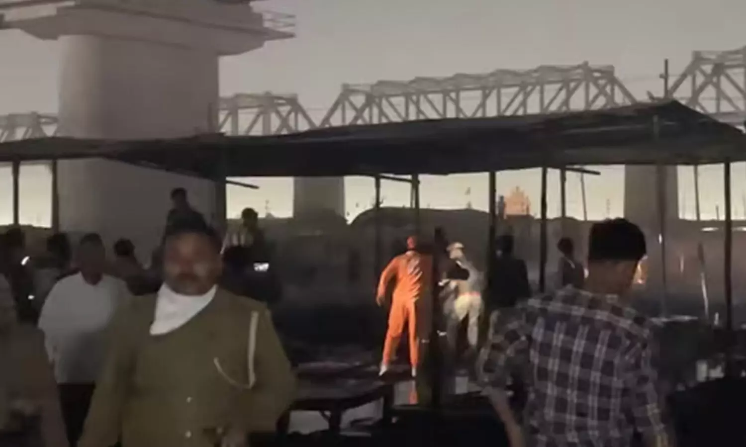 Fire breaks out at Maha Kumbh in Prayagraj