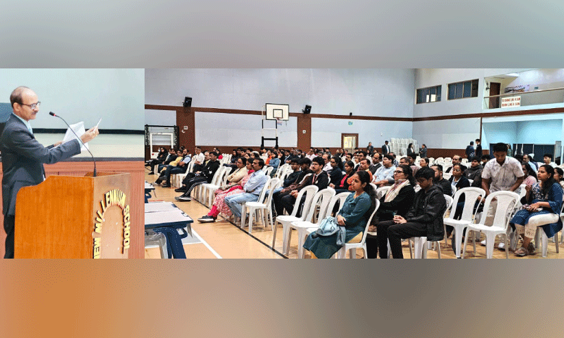 ബോ​ർ​ഡ് പ​രീ​ക്ഷ: വി​ദ്യാ​ർ​ഥി​ക​ൾ​ക്ക് ഓ​റി​യ​ന്‍റേ​ഷ​ൻ ക്ലാ​സ് സം​ഘ​ടി​പ്പി​ച്ച് ന്യൂ ​മി​ല്ലേ​നി​യം സ്കൂ​ൾ