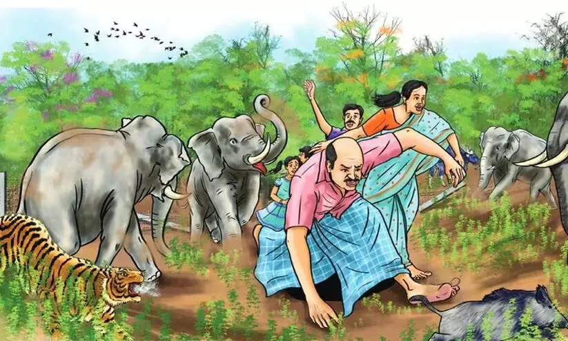 ‘‘മനുഷ്യ-വന്യമൃഗ സംഘർഷം കേരളത്തിന്റെ വിനോദസഞ്ചാരത്തെ ബാധിച്ചില്ല’’ ‘‘മനുഷ്യ-വന്യമൃഗ സംഘർഷം കേരളത്തിന്റെ വിനോദസഞ്ചാരത്തെ ബാധിച്ചില്ല’’