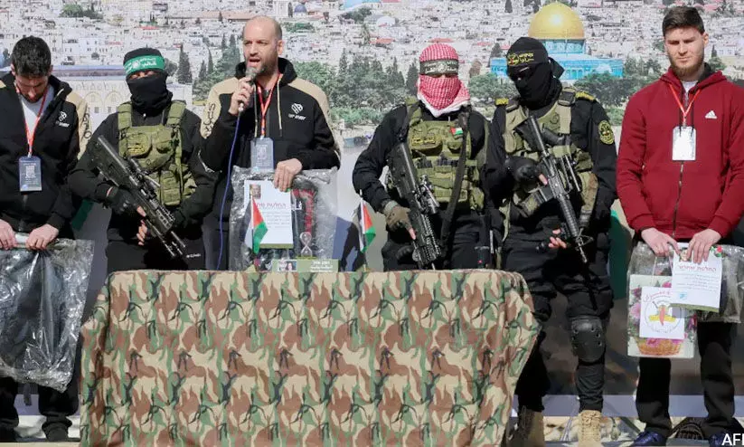 യു.എസ് പൗരൻ ഉൾപ്പെടെ മൂന്ന് ബന്ദികളെ കൂടി ഹമാസ് മോചിപ്പിച്ചു