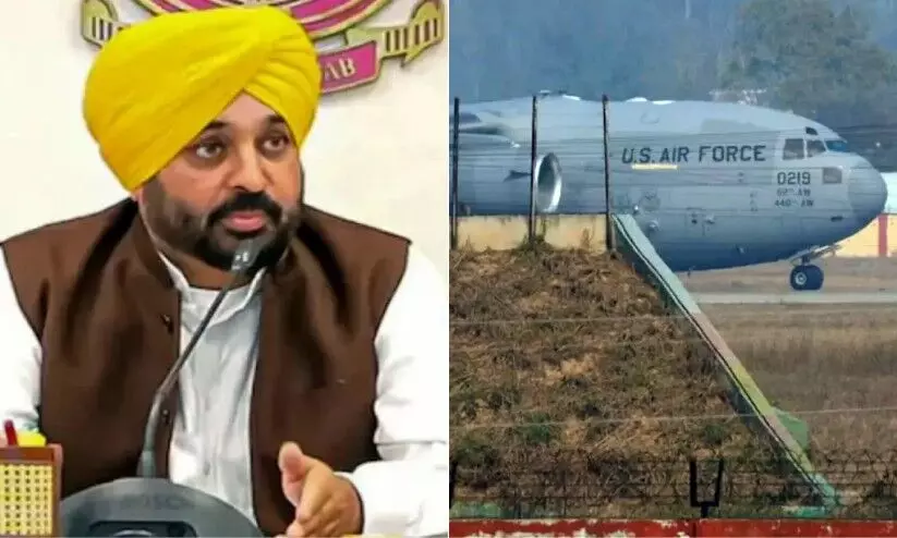 Flights landing in Amritsar to insult Punjab; New Controversy Over US Deportations Flights landing in Amritsar to insult Punjab; New Controversy Over US Deportations