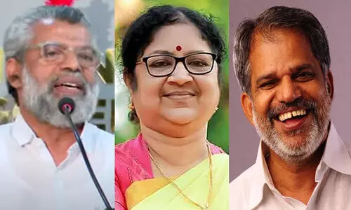 ഒന്നിച്ച് പഠിക്കുന്ന സമയത്താണ് വിജയരാഘവൻ ഈ മുത്തിനെ തട്ടികൊണ്ടുപോയത്; മന്ത്രി ആർ.ബിന്ദുവിനെ വേദിയിലിരുത്തി കുറുക്കോളി മൊയ്തീൻ എം.എൽ.എ