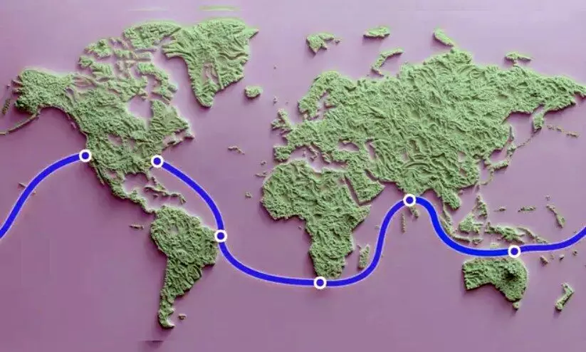 50,000 കി.മീ ദൈർഘ്യം! കടലിനടിയിലൂടെ ലോകത്തെ ഏറ്റവും വലിയ കേബിൾ ശൃംഖല; മെറ്റയുടെ ‘പ്രോജക്ട് വാട്ടർവർത്തി’ൽ ഇന്ത്യയും 50,000 കി.മീ ദൈർഘ്യം! കടലിനടിയിലൂടെ ലോകത്തെ ഏറ്റവും വലിയ കേബിൾ ശൃംഖല; മെറ്റയുടെ ‘പ്രോജക്ട് വാട്ടർവർത്തി’ൽ ഇന്ത്യയും