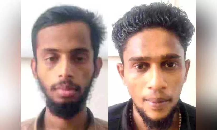വാഹനങ്ങളിൽനിന്ന് ഇന്ധന മോഷണം; രണ്ടുപേർ പിടിയിൽ വാഹനങ്ങളിൽനിന്ന് ഇന്ധന മോഷണം; രണ്ടുപേർ പിടിയിൽ