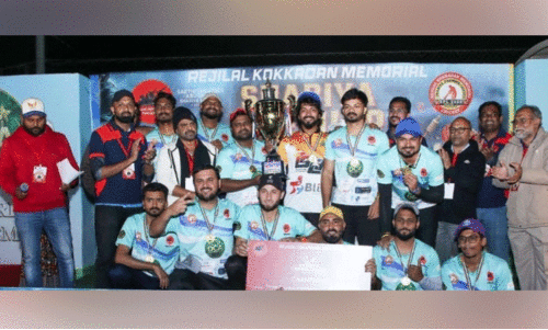 റെ​ജി​ന്‍ ലാ​ല്‍ മെ​മ്മോ​റി​യ​ല്‍ ക്രി​ക്ക​റ്റ്; ഡി.​സി.​എ ഹ​ണ്ടേ​ഴ്‌​സ് ജേ​താ​ക്ക​ള്‍