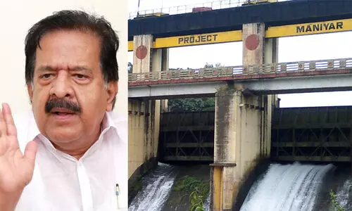 Ramesh Chennithala, Maniyar Hydroelectric Project