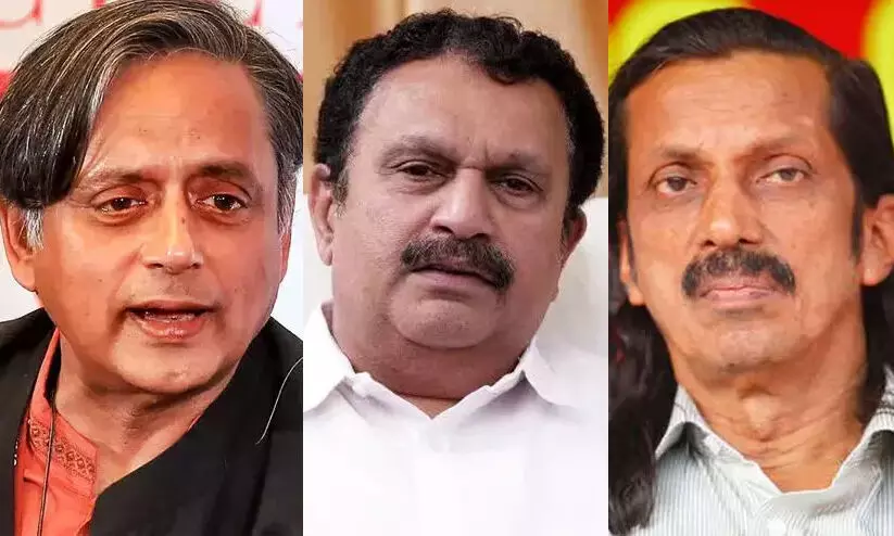 Shashi Tharoor, K Muraleedharan, Pannyan Raveendran Shashi Tharoor, K Muraleedharan, Pannyan Raveendran
