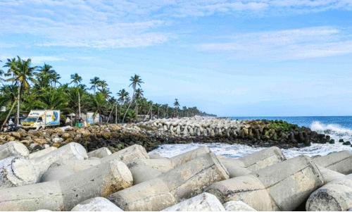 പുലിമുട്ട് നിർമാണം പൂർത്തിയായി