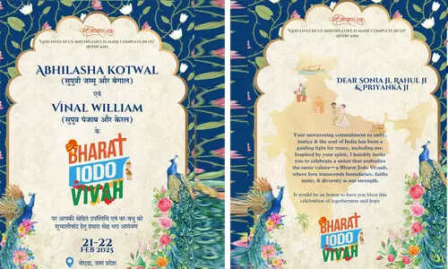 ഭാരത് ജോഡോ വിവാഹ് അഥവാ ഒരു ഇന്ത്യൻ പ്രണയകഥ