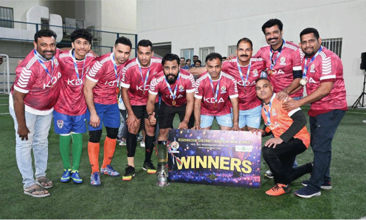 കോ​ഴി​ക്കോ​ട് ജി​ല്ല അ​സോ​സി​യേ​ഷ​ൻ ഫു​ട്ബാ​ൾ: ഫ​ർ​വാ​നി​യ ജേ​താ​ക്ക​ൾ