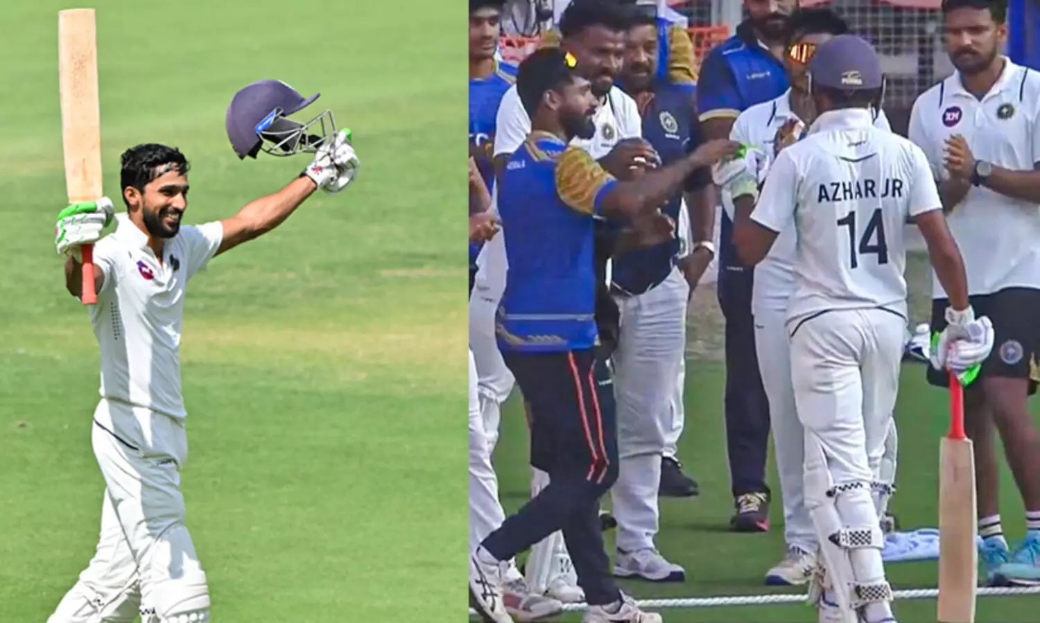 അസ്ഹറിന്റെ (149*) ചിറകിലേറി കേരളം മുന്നോട്ട്; ഏഴിന് 418