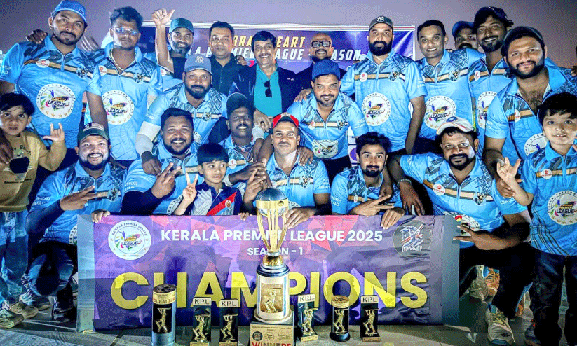 കേ​ര​ള പ്രീ​മി​യ​ർ ലീ​ഗ്: ക​ണ്ണൂ​ർ സ്‌​ക്വാ​ഡ് ജേ​താ​ക്ക​ൾ