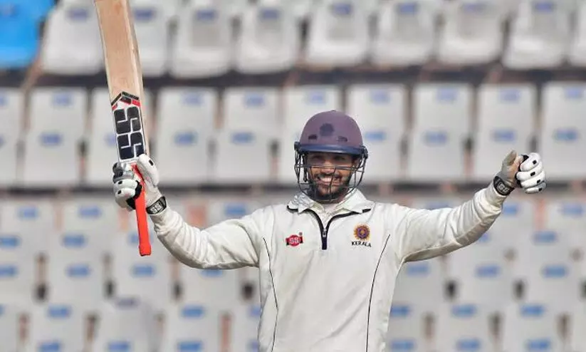 അസ്ഹറുദ്ദീന് സെഞ്ച്വറി, ചരിത്രം; പിടിമുറുക്കി കേരളം; ഗുജറാത്തിനെതിരെ മികച്ച സ്കോറിലേക്ക്