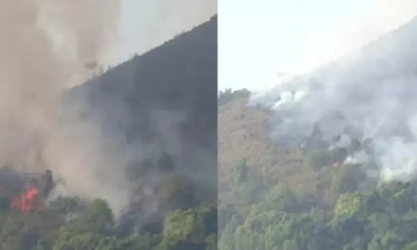 വയനാട്ടിൽ കാടിന് തീയിട്ടയാൾ പിടിയിൽ; കത്തിനശിച്ചത് 10 ഹെക്ടറിലധികം പുൽമേട് വയനാട്ടിൽ കാടിന് തീയിട്ടയാൾ പിടിയിൽ; കത്തിനശിച്ചത് 10 ഹെക്ടറിലധികം പുൽമേട്