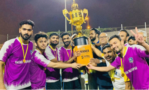 ഖ​ത്ത​ർ മ​ഞ്ഞ​പ്പ​ട ഫു​ട്ബാ​ൾ ടൂ​ർ​ണ​മെ​ന്റ്: ജോ​പോ​ൾ എ​ഫ്.​സി ചാ​മ്പ്യ​ന്മാ​ർ