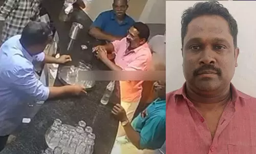 ഉദ്ഘാടനദിവസം ബാറിലെത്തിയവരെ ഗ്ലാസ് കൊണ്ട് ഏറോട് ഏറ്; ജീവനക്കാരൻ അറസ്റ്റിൽ