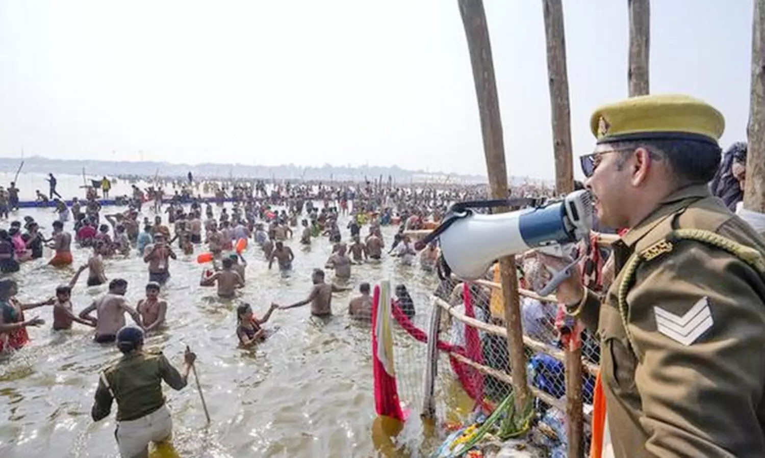 UP Police book 2 social media accounts over objectionable videos of women pilgrims at Mahakumbh