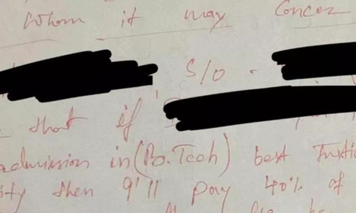 Father declares he will give 40% of his salary to son if he gets admission in IIT or NIT