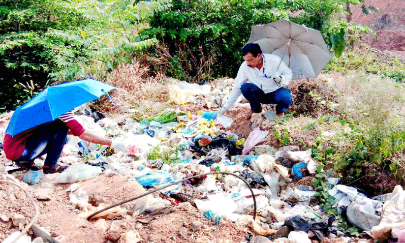 ദേശീയപാതയോരത്തെ മാലിന്യം വലിച്ചെറിയലിന് പിടി വീഴുന്നു