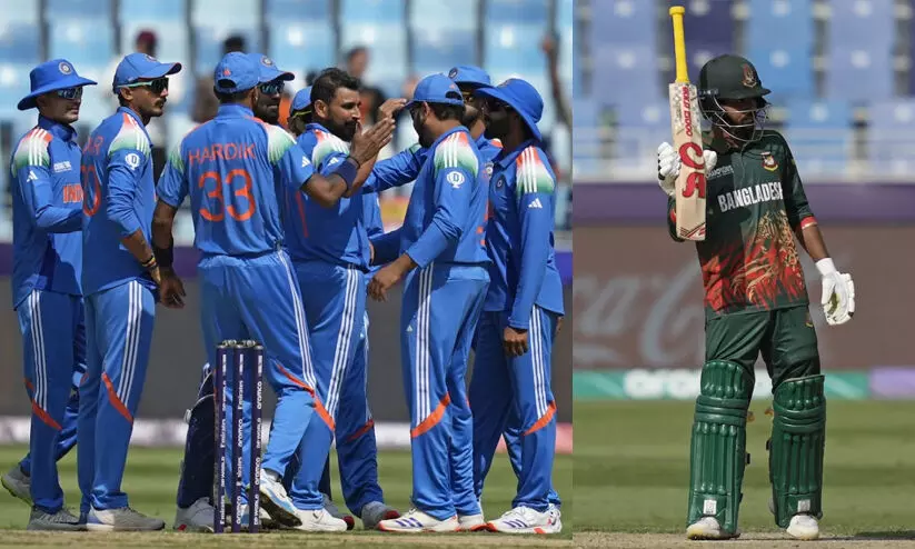 മുഹമ്മദ് ഷമിക്ക് അഞ്ച് വിക്കറ്റ്, ഹൃദോയിക്ക് കന്നി സെഞ്ച്വറി; ബംഗ്ലാദേശ് 228ന് പുറത്ത്