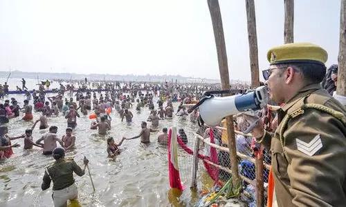 UP Police book 2 social media accounts over objectionable videos of women pilgrims at Mahakumbh