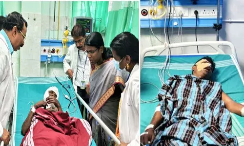 വയോധികന്റെ മുഖം കരടി കടിച്ച് പറിച്ചു; രക്ഷപ്പെടുത്താൻ ശ്രമിച്ച മകനും കടിയേറ്റു, ആക്രമണം തോട്ടമല ആദിവാസി മേഖലയിൽ