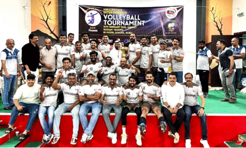 വോ​ളി​ബാ​ൾ ടൂ​ർ​ണ​മെ​ന്‍റ്​  ന​ട​ത്തി