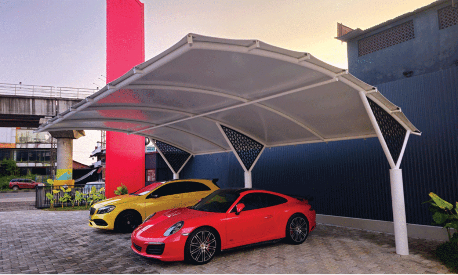 ഒരു കാർ നിർത്തിയിടാനുള്ള പോർച്ചിന് എത്ര നീളവും വീതിയും വേണം? -അറിയാം, പോർച്ച് നിർമാണത്തിൽ ശ്രദ്ധിക്കേണ്ട കാര്യങ്ങളും പുതിയ ട്രെൻഡുകളും