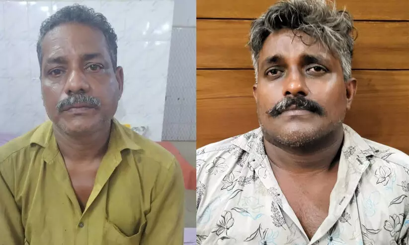 Two persons were arrested in the case of attacking policemen in Thalassery Two persons were arrested in the case of attacking policemen in Thalassery