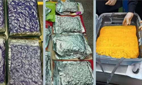 ഷാ​ർ​ജ വി​മാ​ന​ത്താ​വ​ള​ത്തി​ൽ പി​ടി​കൂ​ടി​യ​ത്​ 136 കി​ലോ മ​യ​ക്കു​മ​രു​ന്ന്​