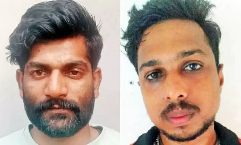 കാ​പ്പ ചു​മ​ത്തി രണ്ട് യു​വാ​ക്കളെ അ​റ​സ്റ്റ് ചെ​യ്തു