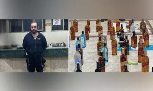 പ​രി​ശോ​ധ​ന​ക്കി​ടെ ര​ക്ഷ​പ്പെ​ട്ട പ്ര​തി​യെ പി​ന്തു​ട​ർ​ന്ന് പി​ടി​കൂ​ടി