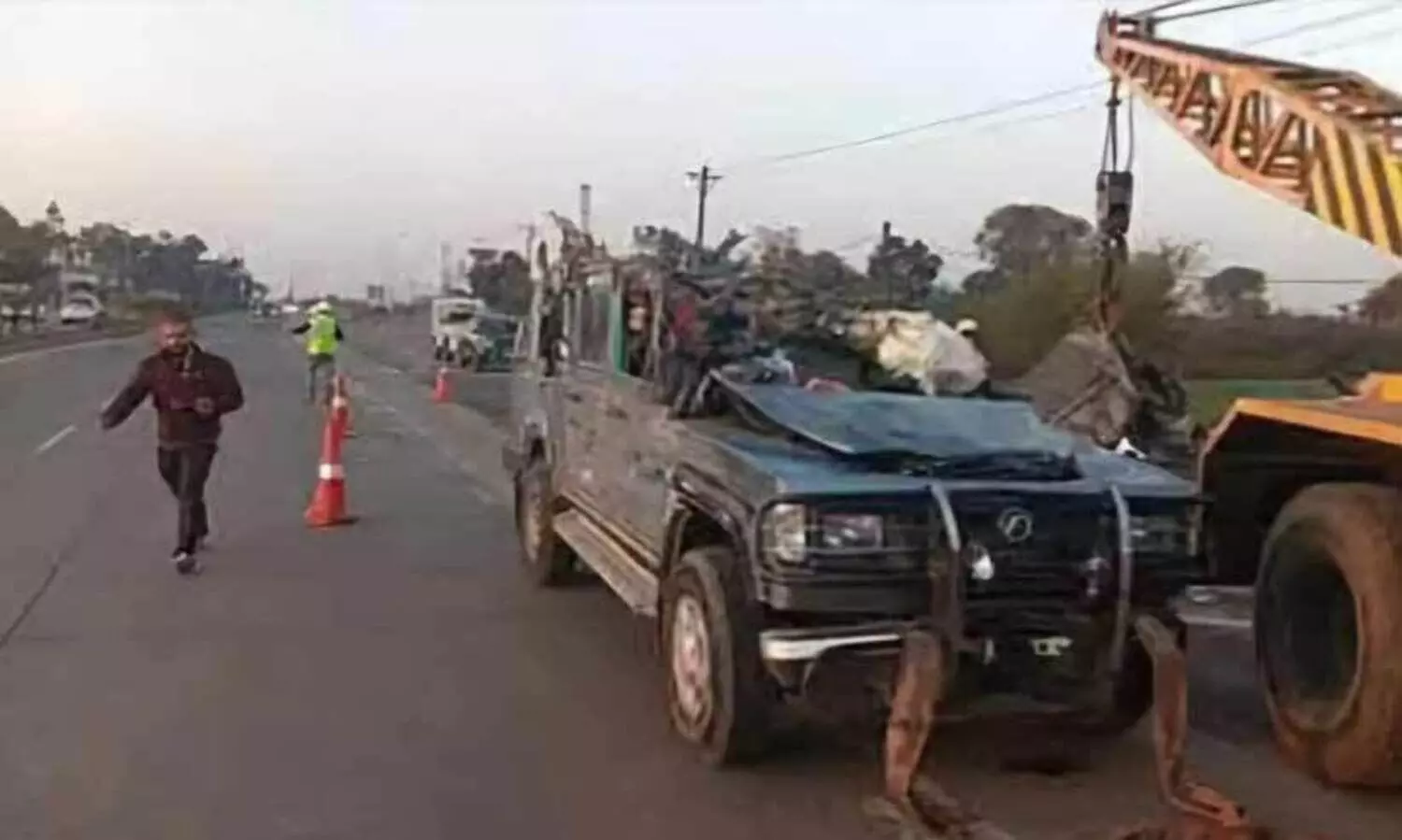 Six people died in car accident after returning from Kumbh Mela