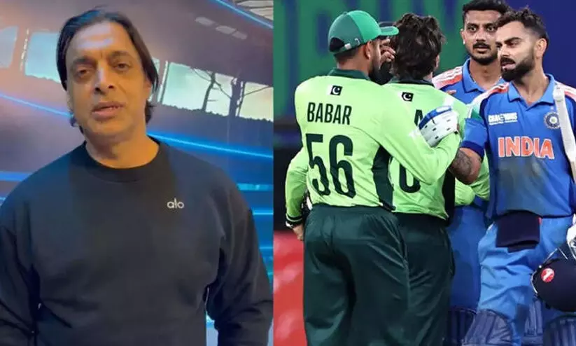 ‘രോഹിത്തിന്‍റെയും കോഹ്ലിയുടെയും മികവ് അവർക്കില്ല...’; ഇന്ത്യയോട് തോറ്റ പാകിസ്താൻ ടീമിനെ വിമർശിച്ച് അക്തർ