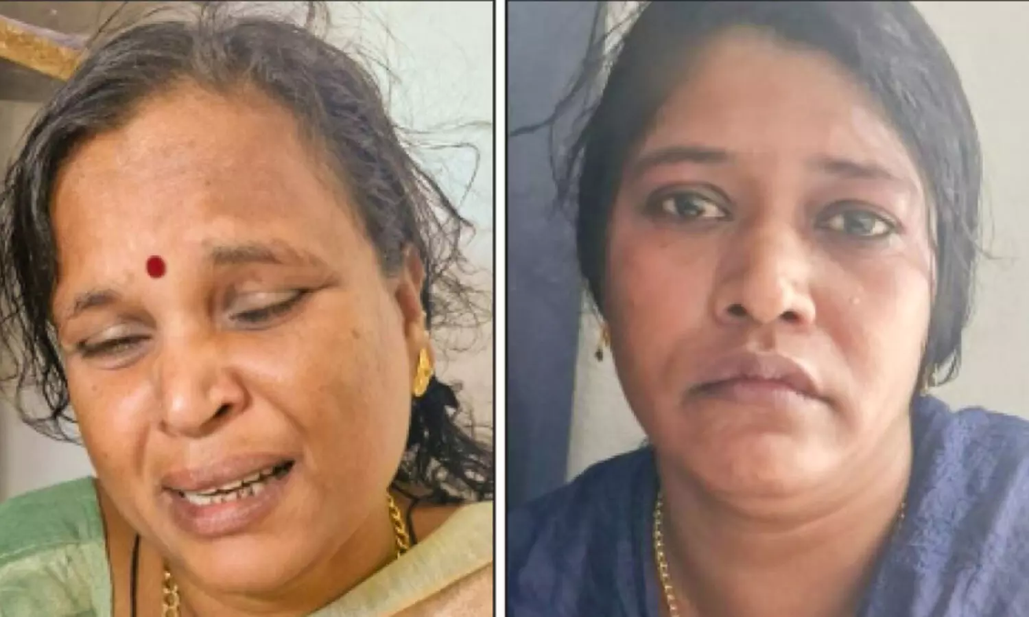 പു​തു​ശ്ശേ​രി ക്ഷേ​ത്ര​ത്തി​ൽ മാ​ല ക​വ​ർ​ച്ച: ത​മി​ഴ്നാ​ട് സ്വ​ദേ​ശി​നി​ക​ൾ പി​ടി​യി​ൽ