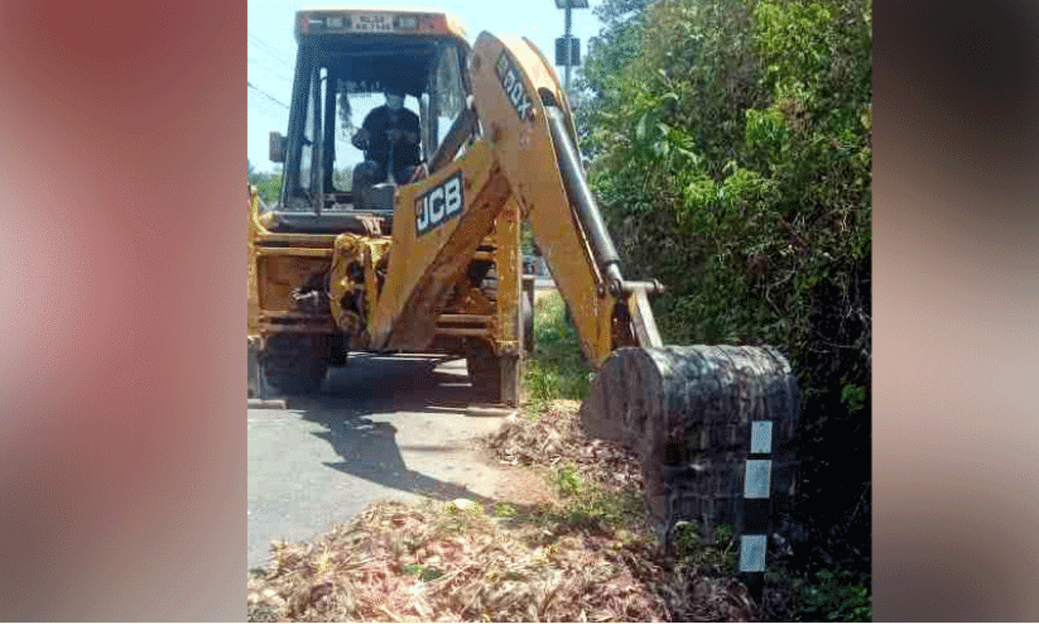 ദേശീയപാതയിൽ കോഴിമാലിന്യം തള്ളി