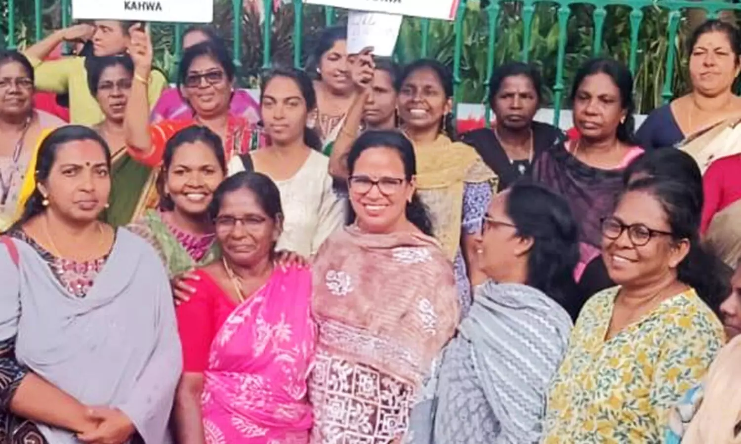 KK Rema- Asha Workers Protest